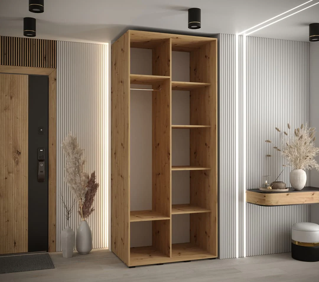 Cannes I Sliding Door Wardrobe 120cm - Image 6