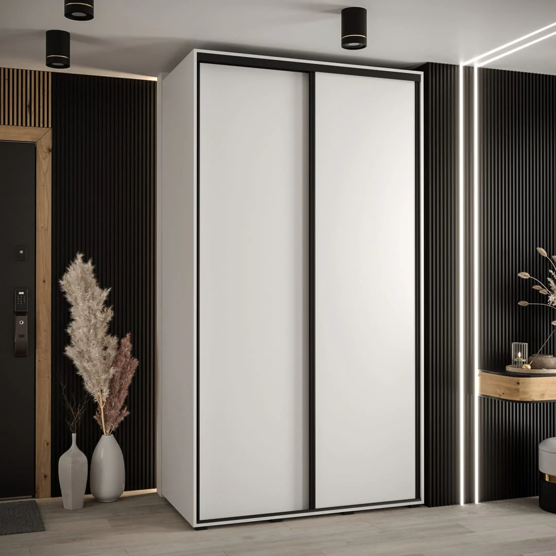 Cannes I Sliding Door Wardrobe 140cm - Image 5