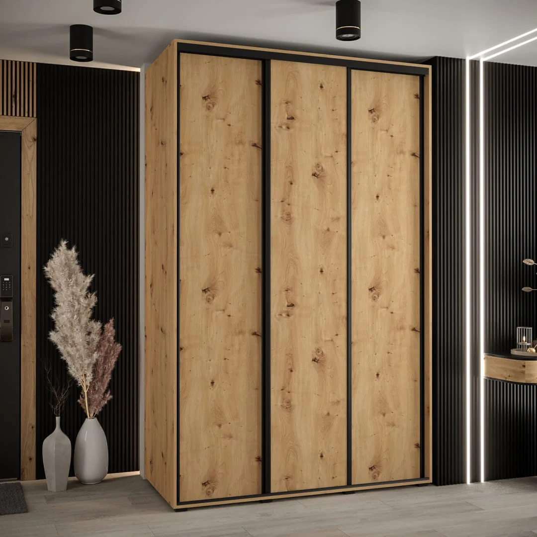 Cannes I Sliding Door Wardrobe 160cm - Image 4