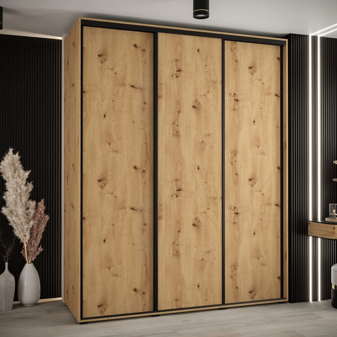 Cannes I Sliding Door Wardrobe 190cm - Image 4