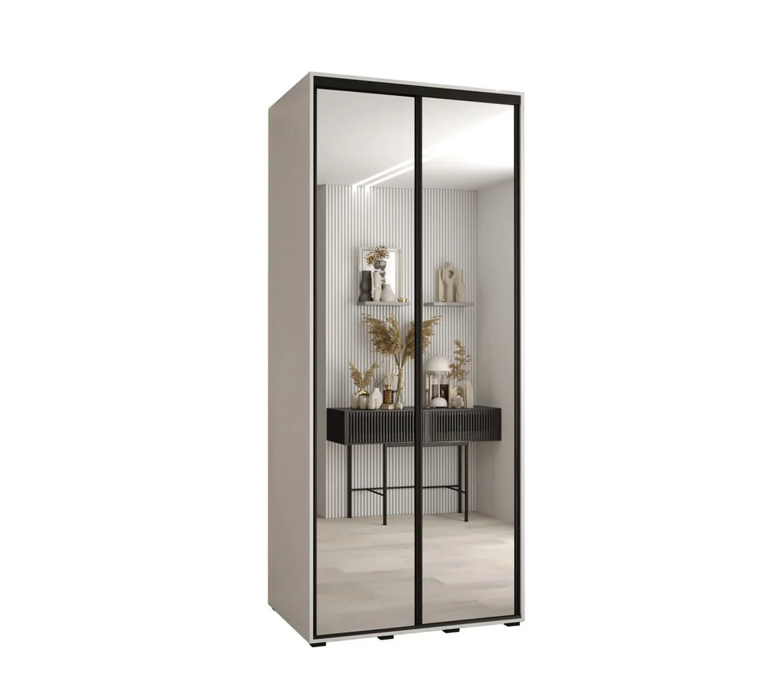Cannes II Sliding Door Wardrobe 120cm - Image 2