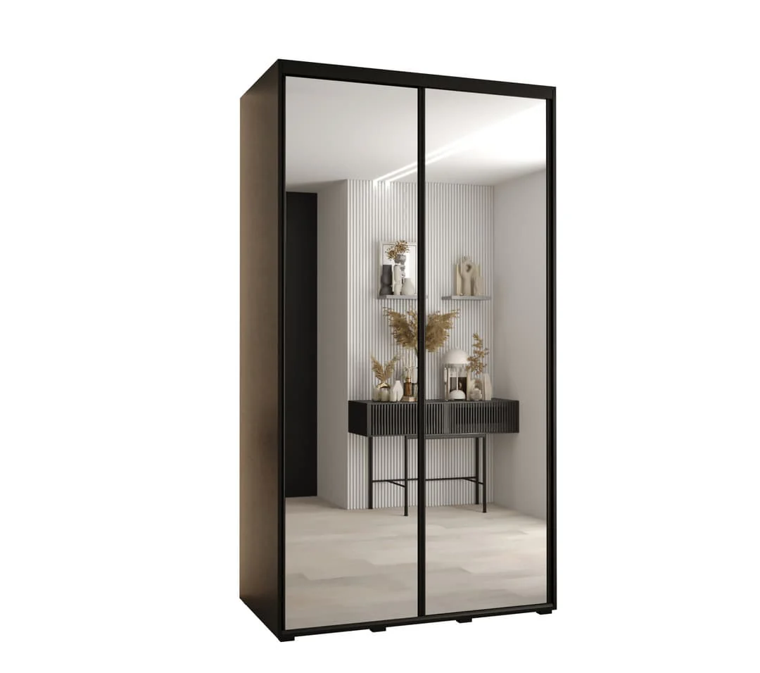 Cannes II Sliding Door Wardrobe 130cm - Image 2