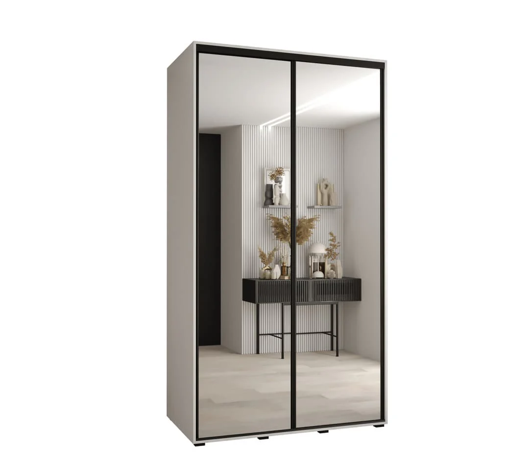 Cannes II Sliding Door Wardrobe 130cm - Image 9