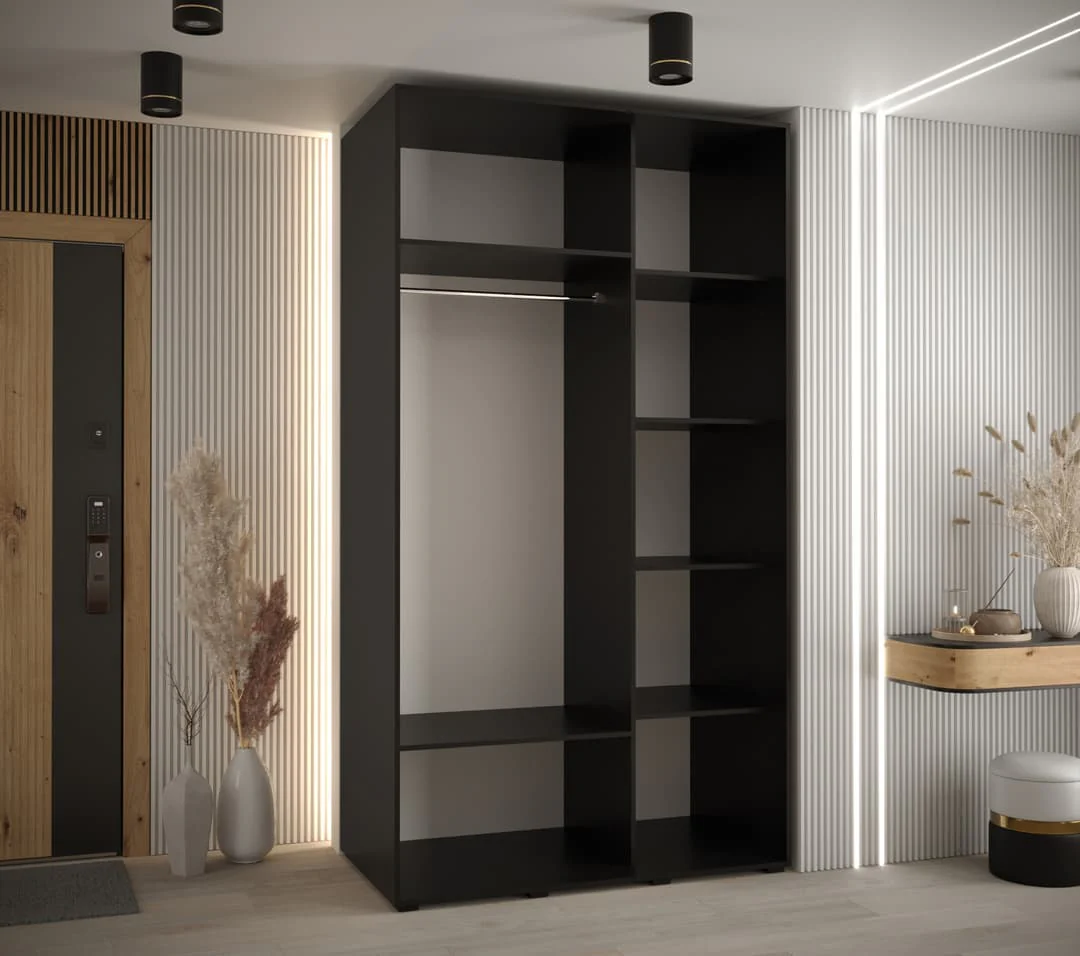 Cannes II Sliding Door Wardrobe 140cm - Image 10