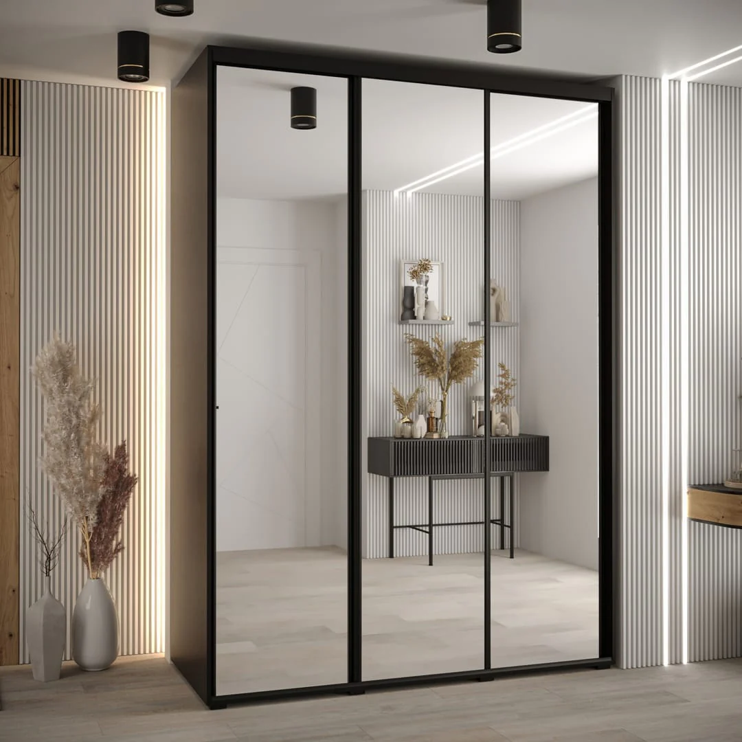 Cannes II Sliding Door Wardrobe 170cm - Image 8