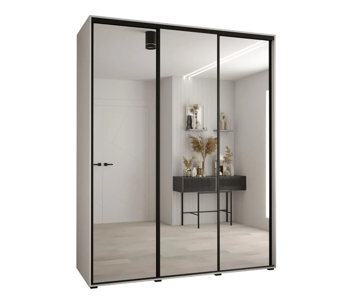 Cannes II Sliding Door Wardrobe 200cm - Image 3