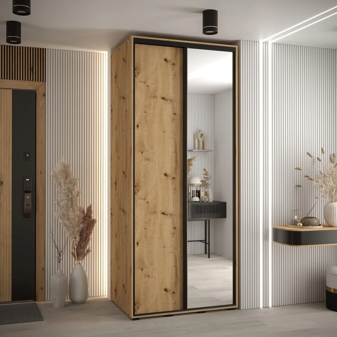 Cannes III Sliding Door Wardrobe 110cm