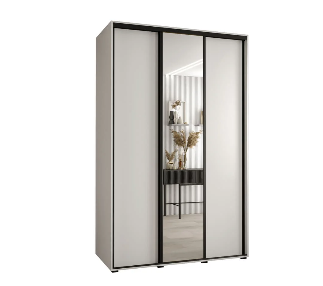Cannes III Sliding Door Wardrobe 150cm - Image 2