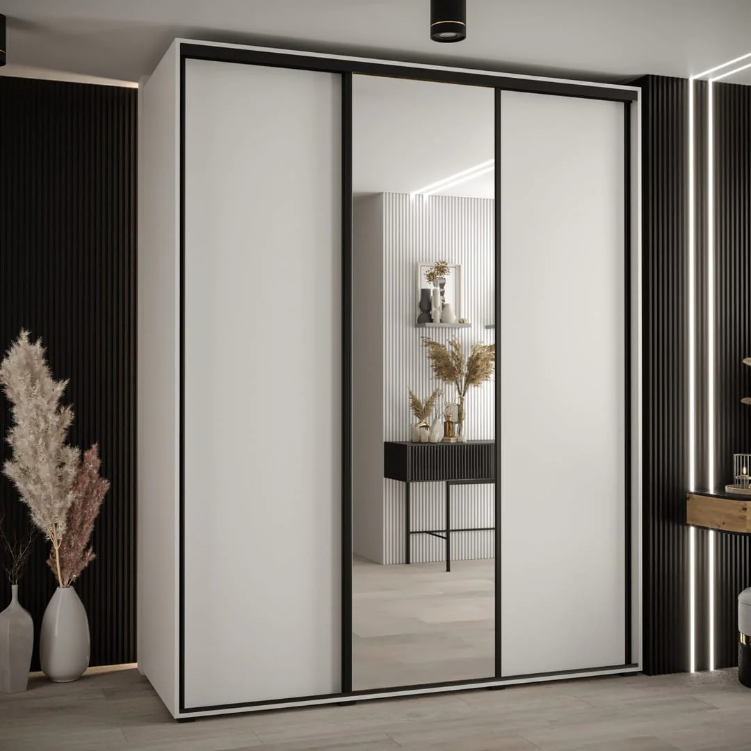 Cannes III Sliding Door Wardrobe 190cm - Image 8