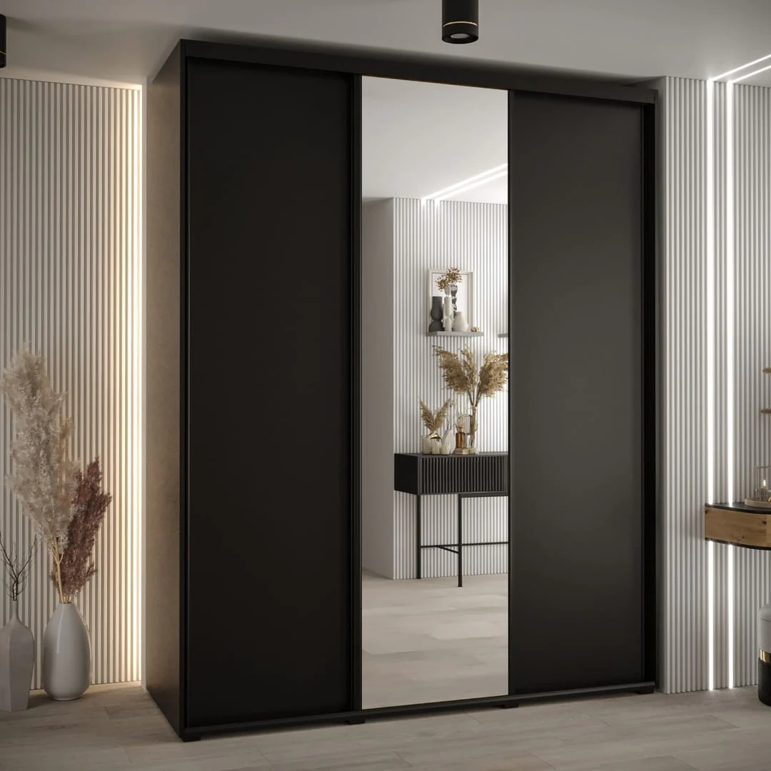 Cannes III Sliding Door Wardrobe 200cm - Image 8