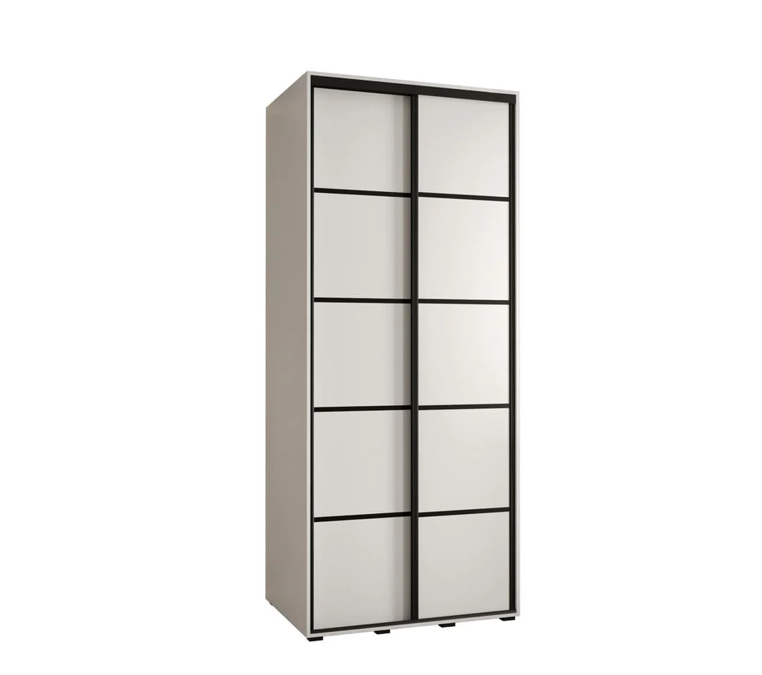 Cannes IV Sliding Door Wardrobe 100cm - Image 9