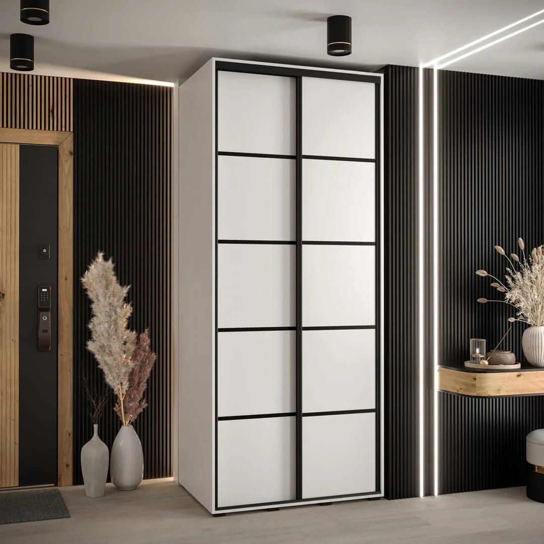 Cannes IV Sliding Door Wardrobe 120cm