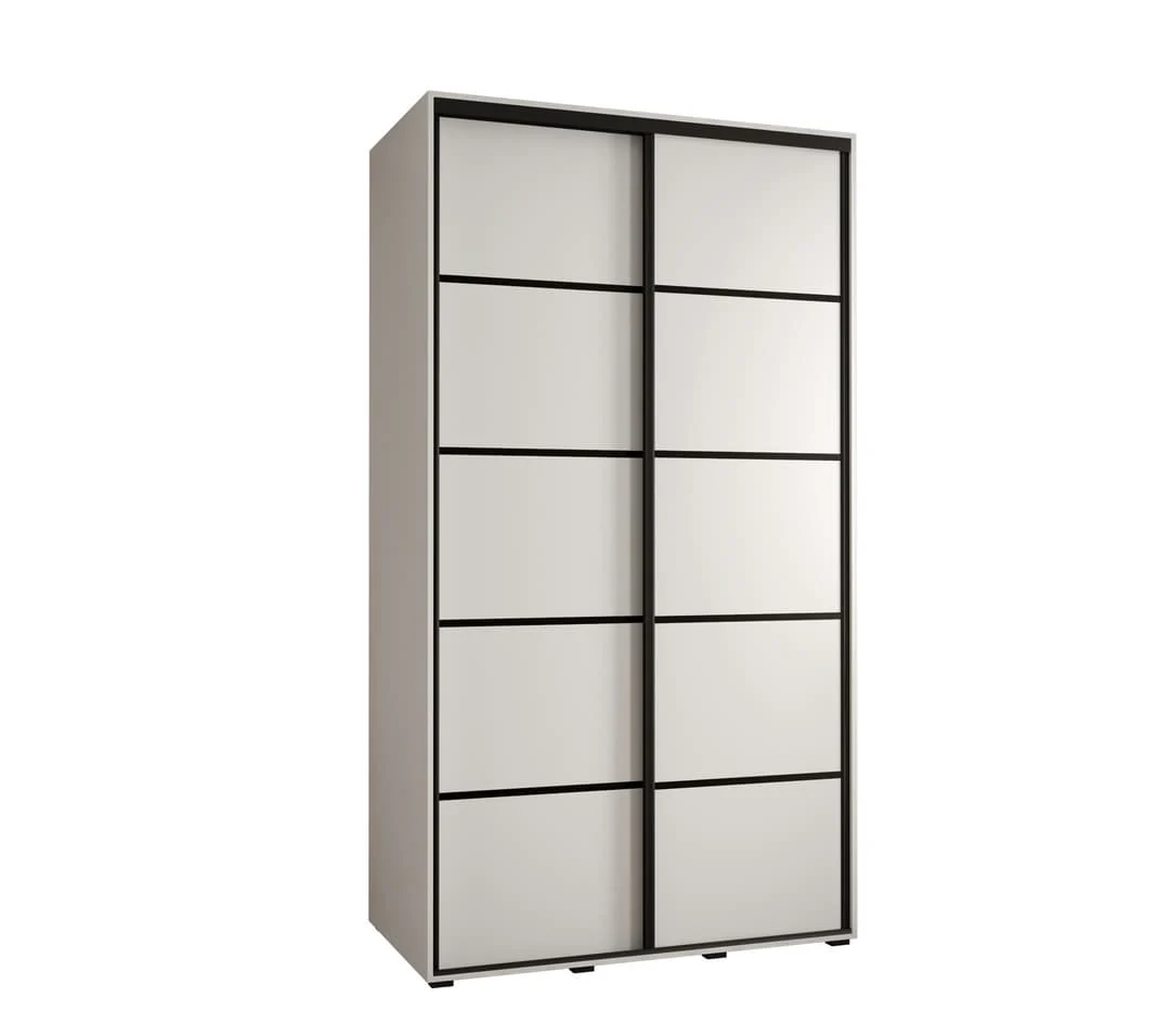 Cannes IV Sliding Door Wardrobe 140cm - Image 6