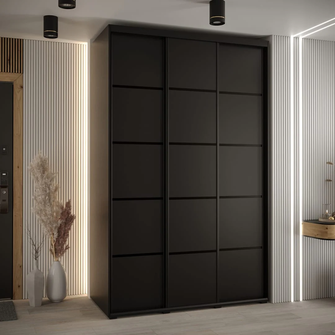 Cannes IV Sliding Door Wardrobe 150cm - Image 8