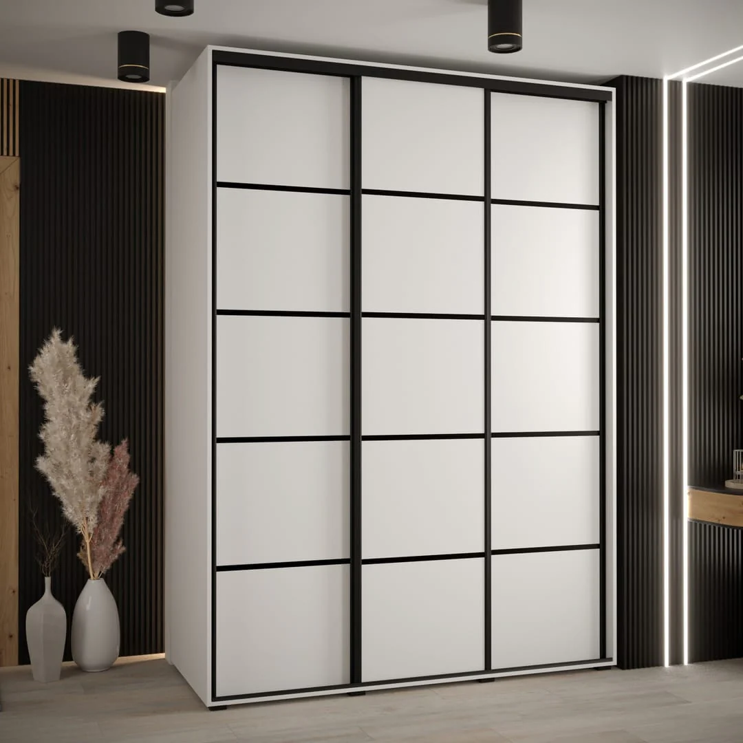 Cannes IV Sliding Door Wardrobe 170cm - Image 5