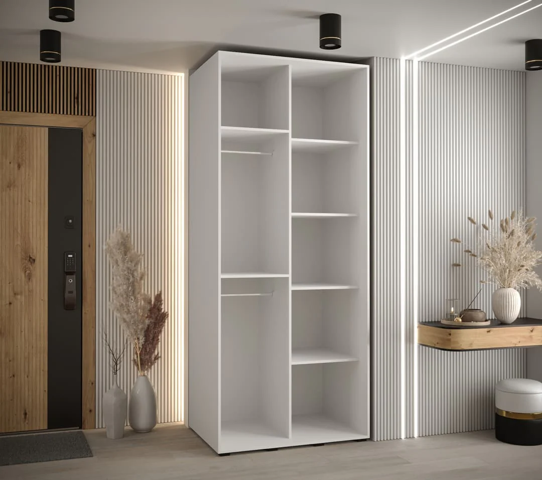 Cannes IX Sliding Door Wardrobe 100cm - Image 10