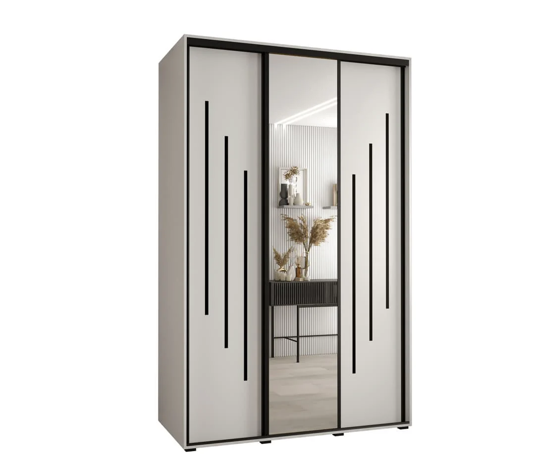 Cannes IX Sliding Door Wardrobe 160cm - Image 9