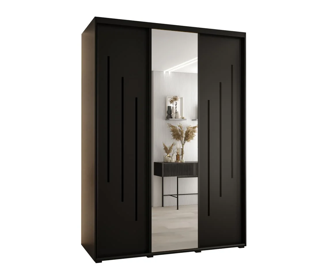 Cannes IX Sliding Door Wardrobe 170cm - Image 9
