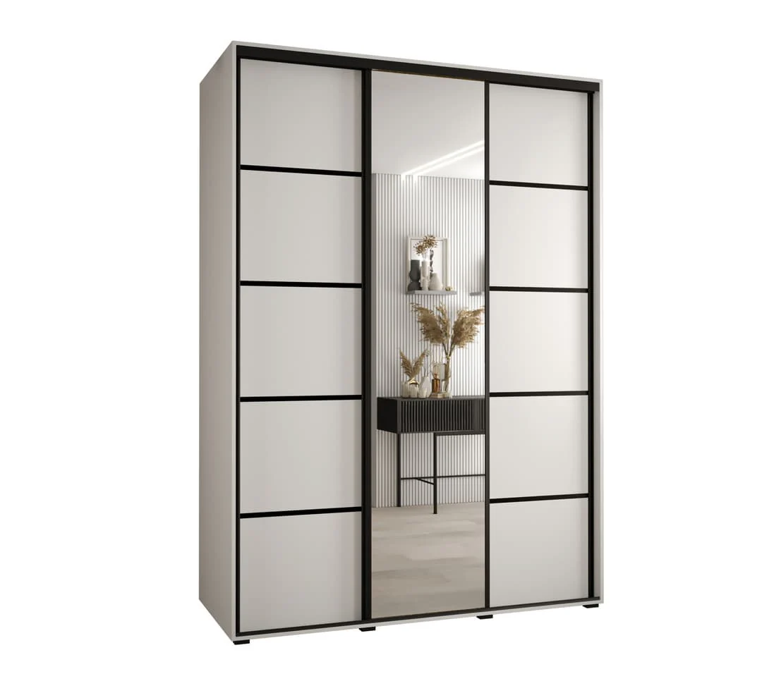 Cannes V Sliding Door Wardrobe 170cm - Image 6