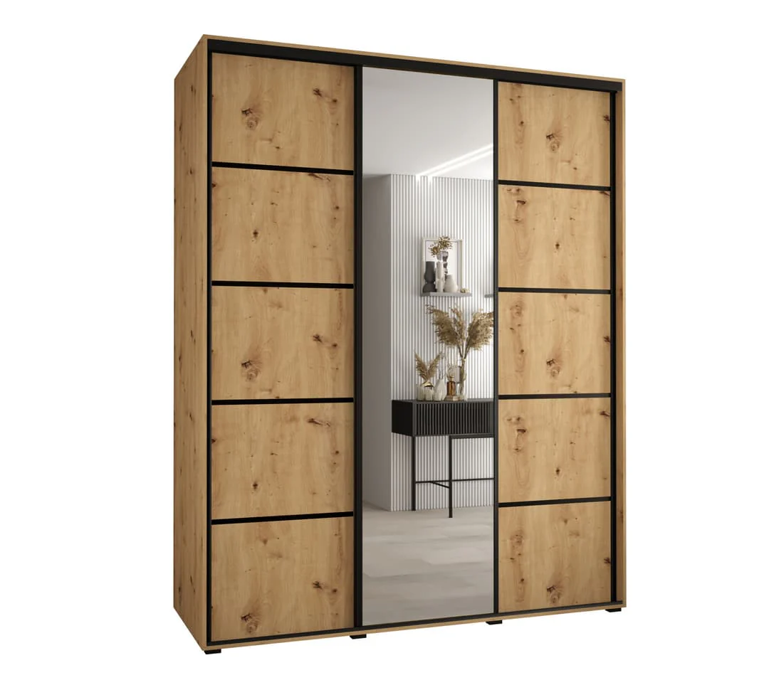 Cannes V Sliding Door Wardrobe 190cm - Image 5