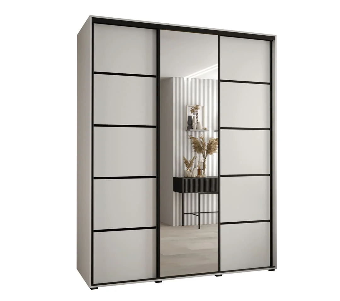 Cannes V Sliding Door Wardrobe 200cm - Image 5