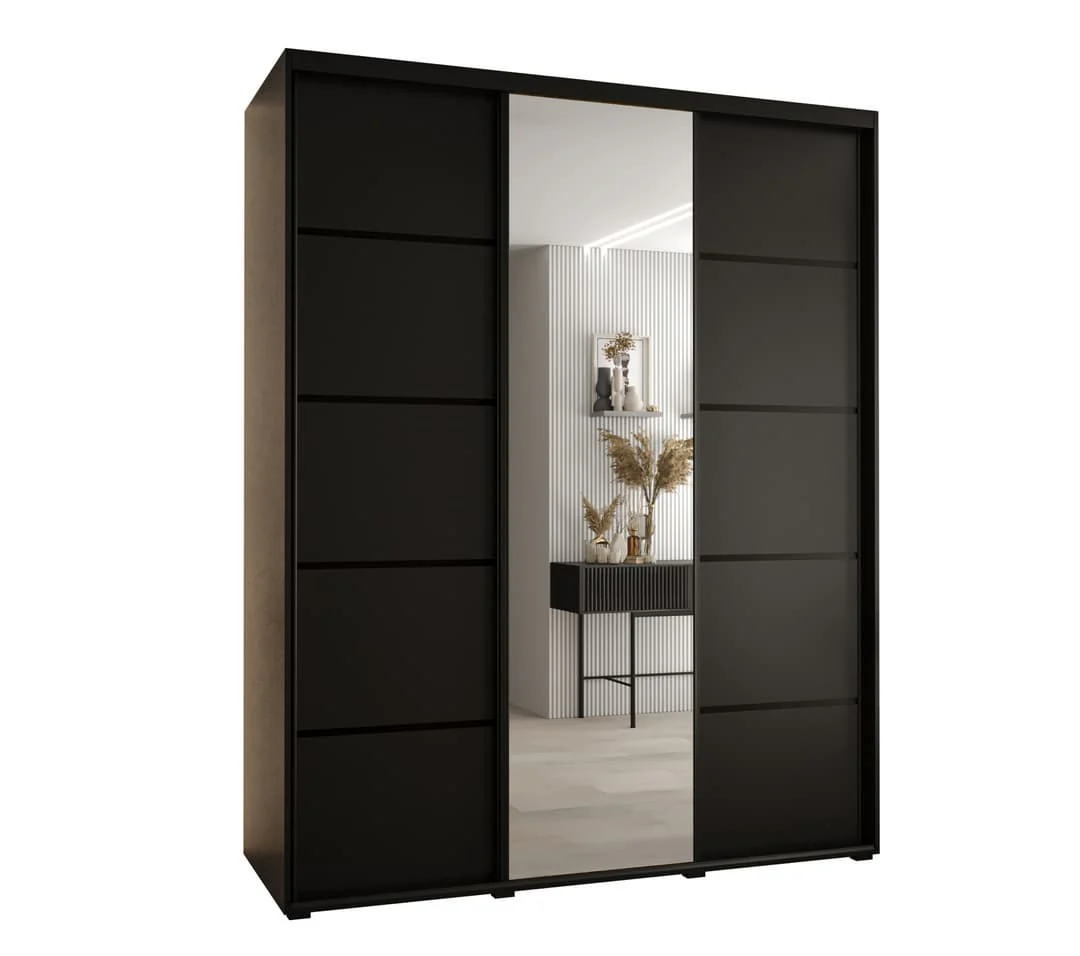 Cannes V Sliding Door Wardrobe 200cm - Image 8