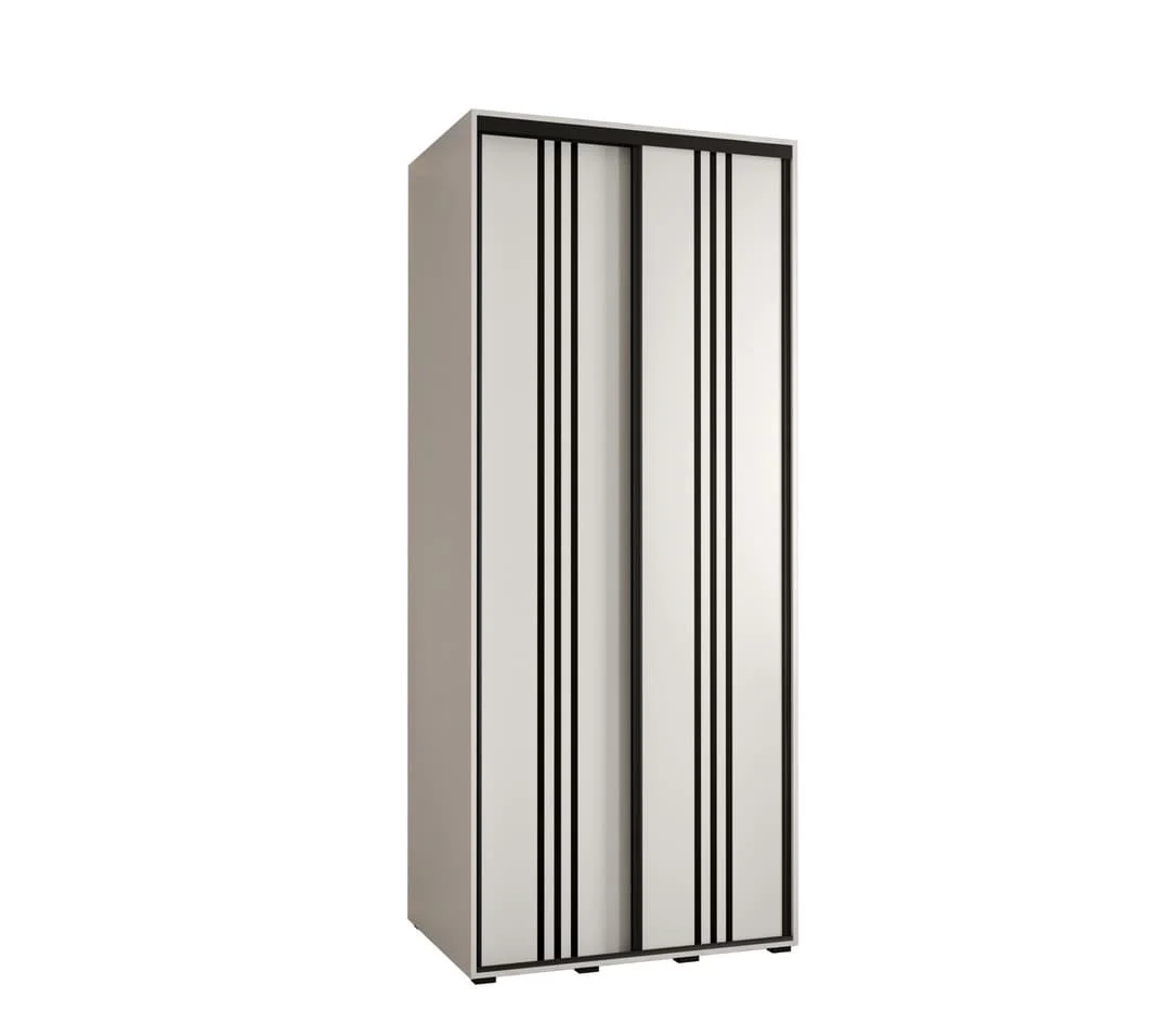 Cannes VI Sliding Door Wardrobe 100cm - Image 9