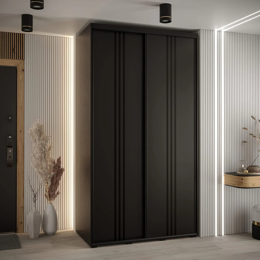 Cannes VI Sliding Door Wardrobe 130cm