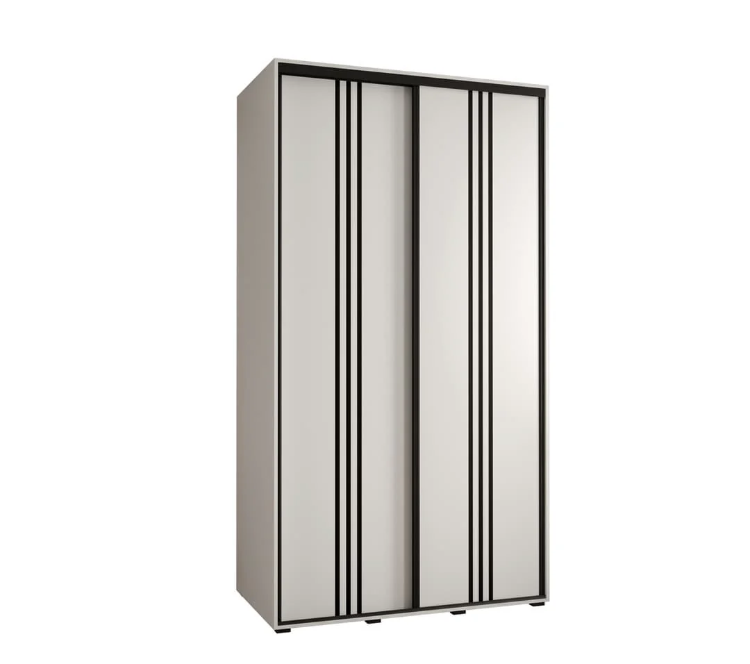 Cannes VI Sliding Door Wardrobe 140cm - Image 6