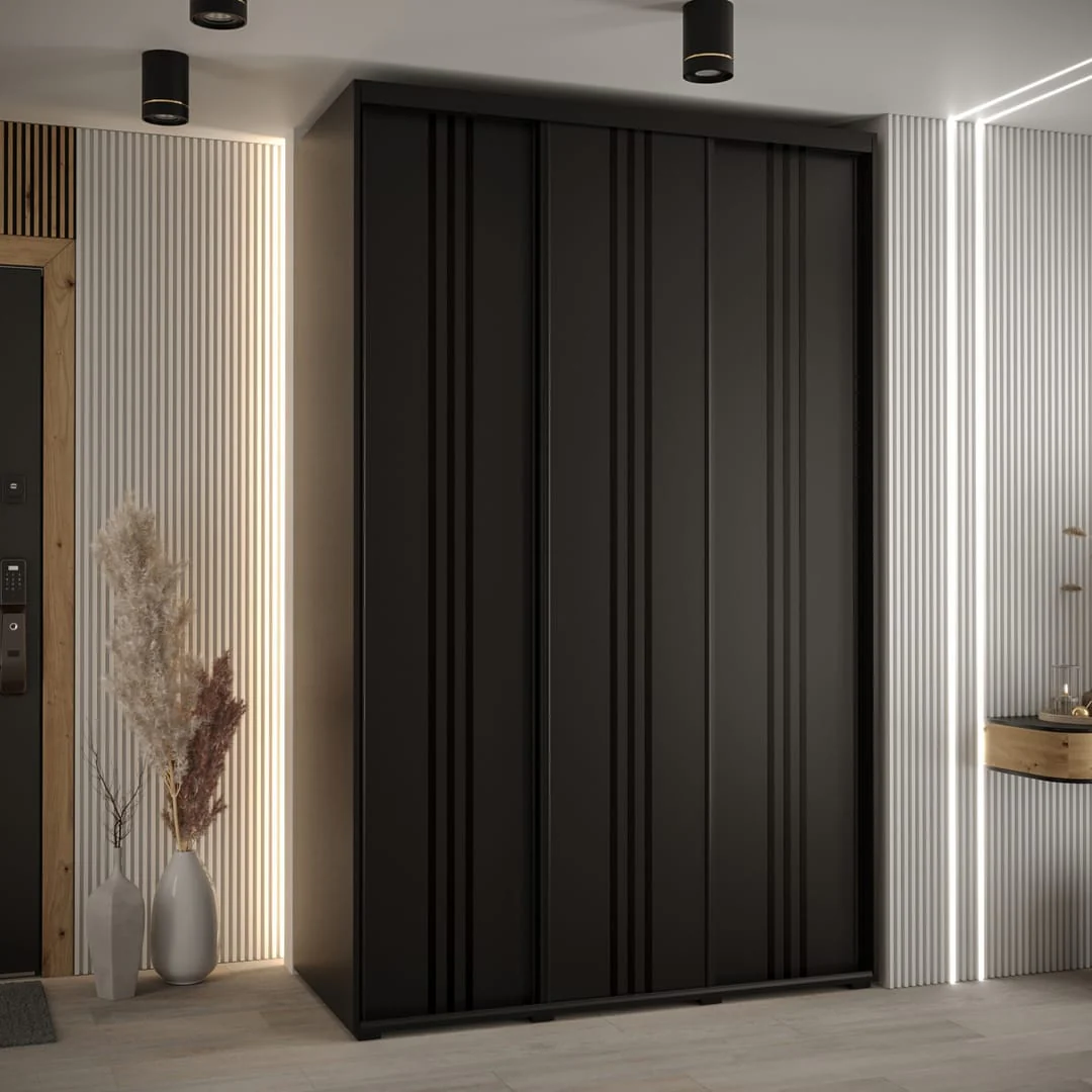 Cannes VI Sliding Door Wardrobe 150cm - Image 8