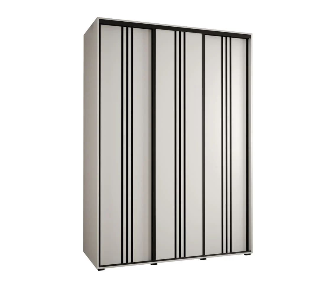 Cannes VI Sliding Door Wardrobe 180cm - Image 2
