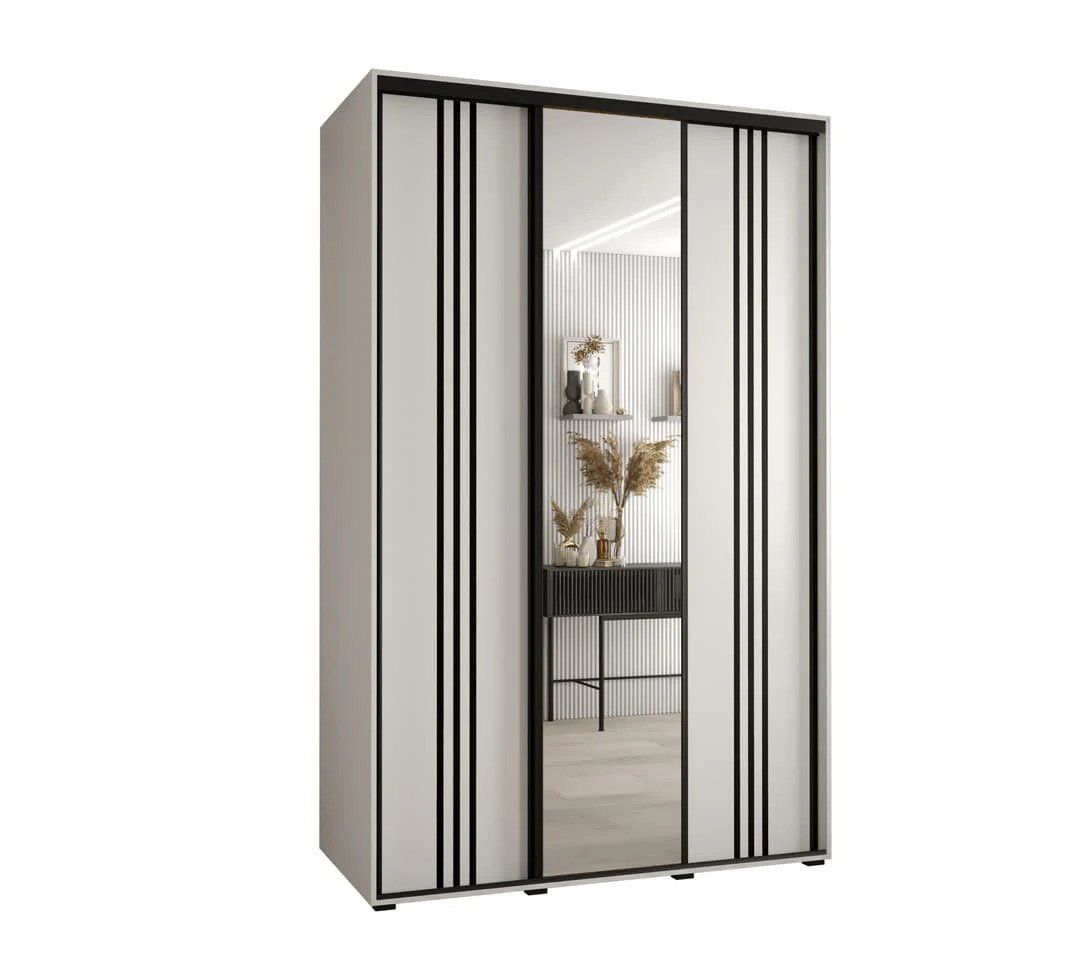 Cannes VII Sliding Door Wardrobe 150cm - Image 2