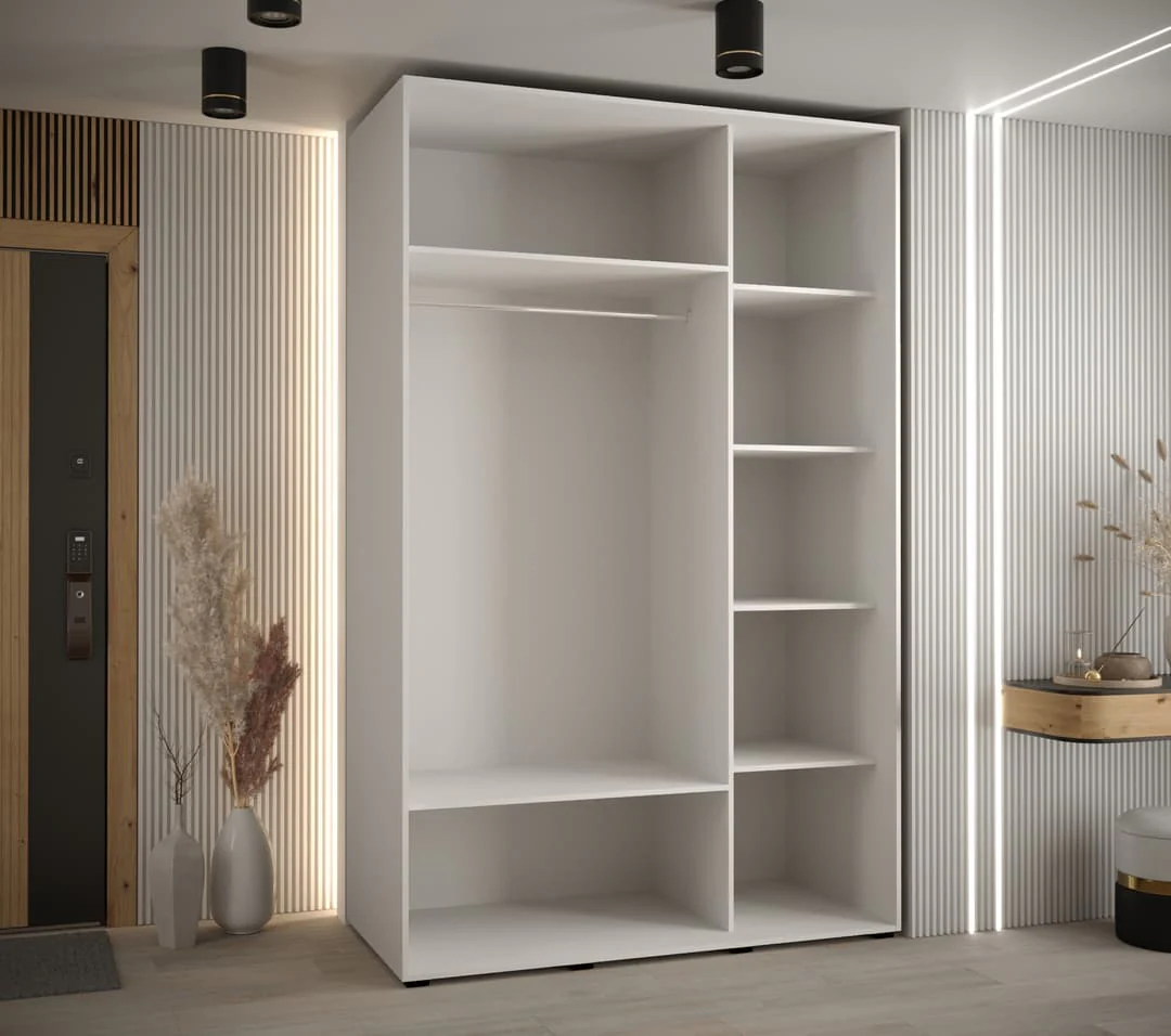 Cannes VII Sliding Door Wardrobe 150cm - Image 3