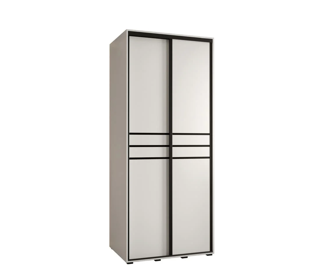 Cannes X Sliding Door Wardrobe 100cm - Image 9
