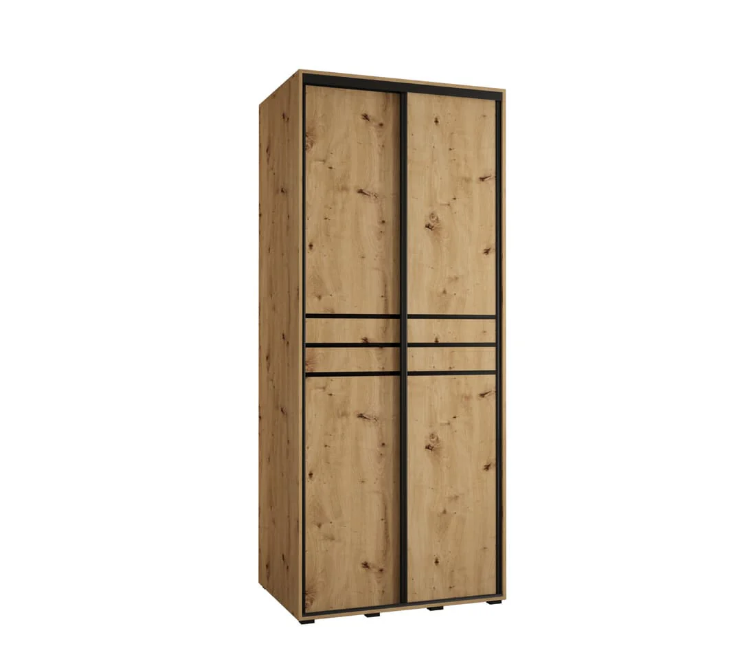 Cannes X Sliding Door Wardrobe 120cm - Image 5
