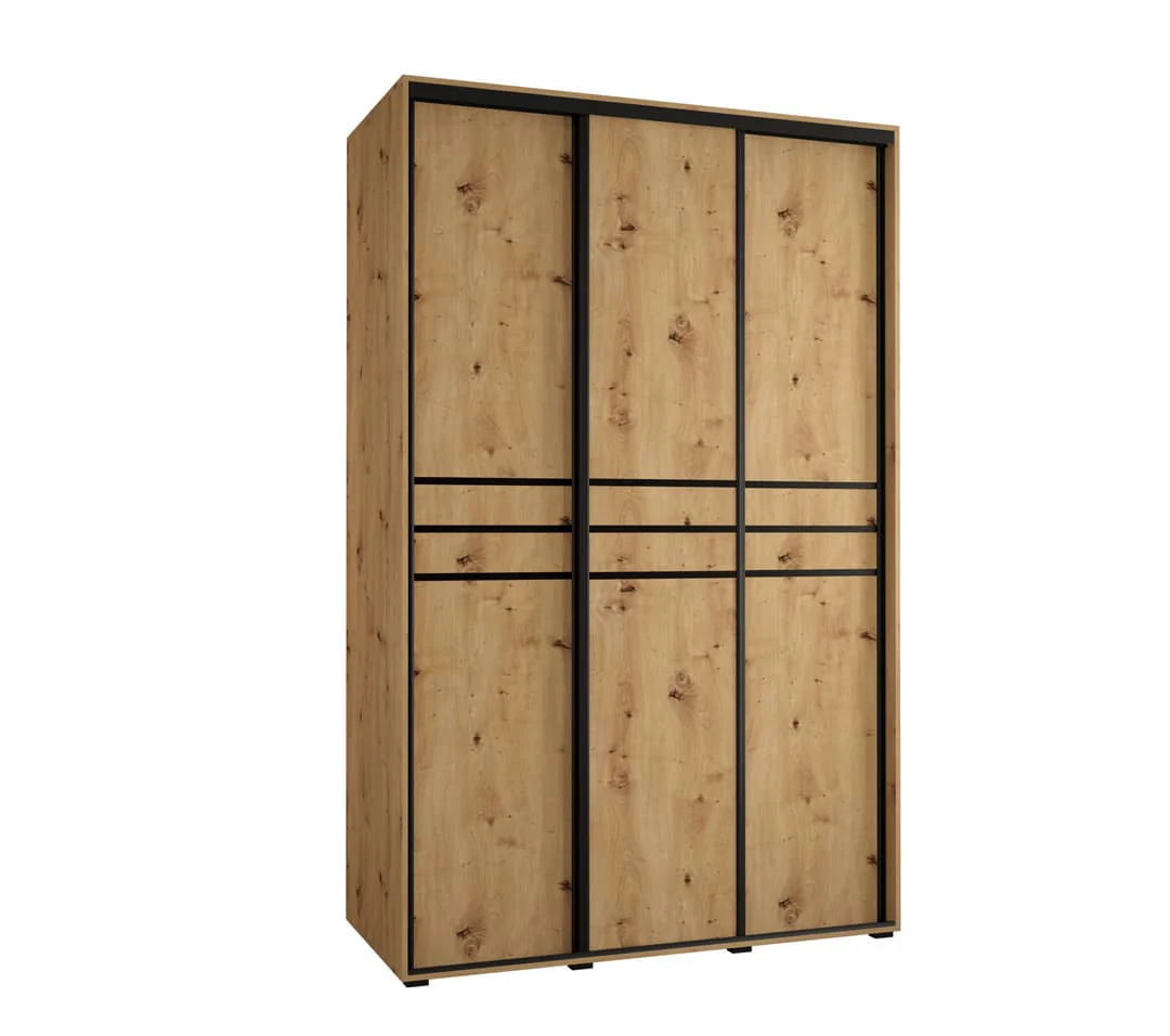 Cannes X Sliding Door Wardrobe 160cm - Image 5