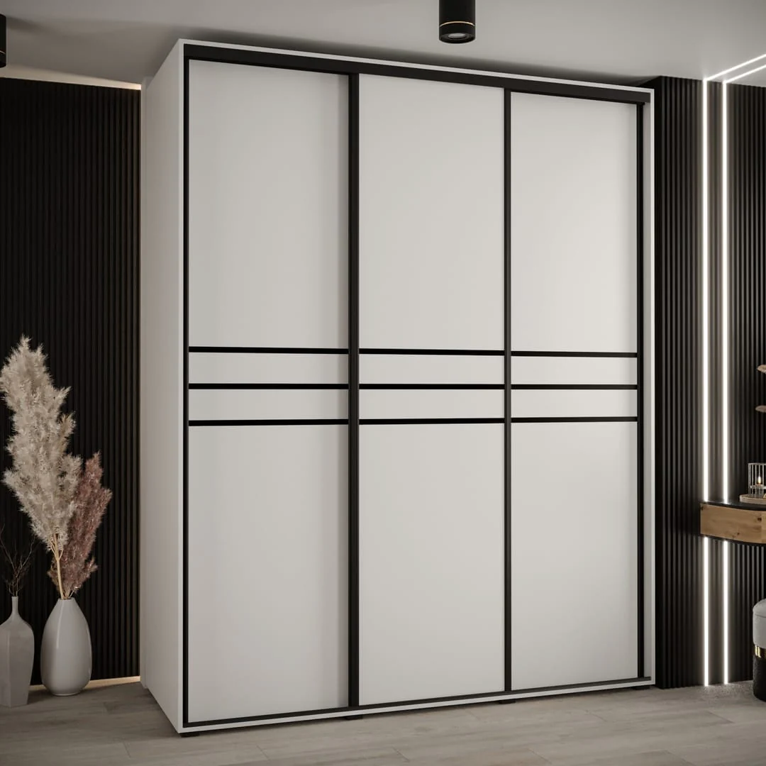 Cannes X Sliding Door Wardrobe 190cm - Image 8