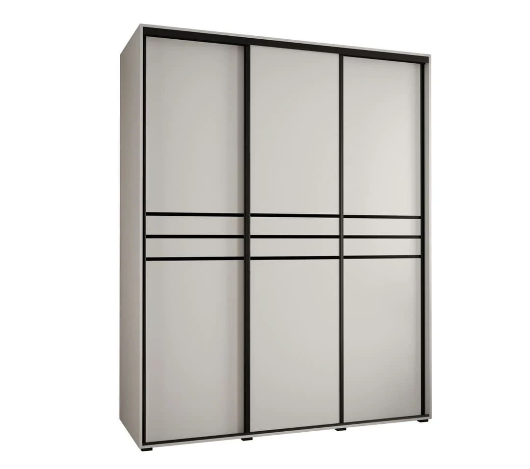 Cannes X Sliding Door Wardrobe 200cm - Image 5