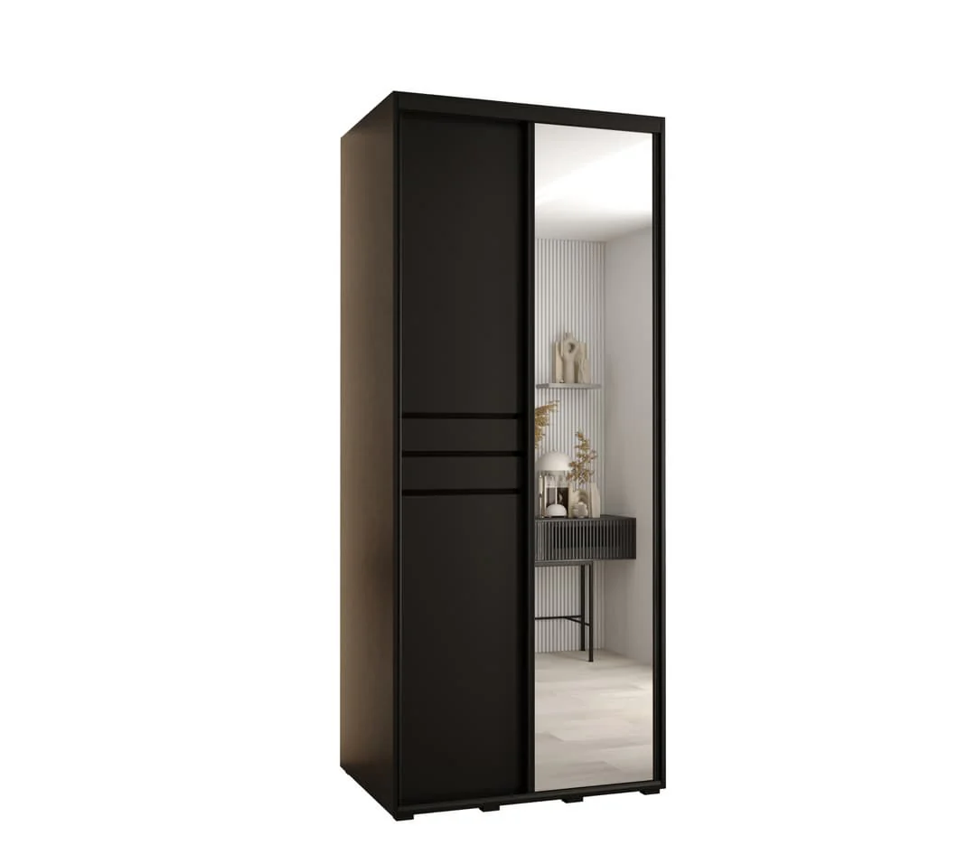 Cannes XI Sliding Door Wardrobe 120cm - Image 9