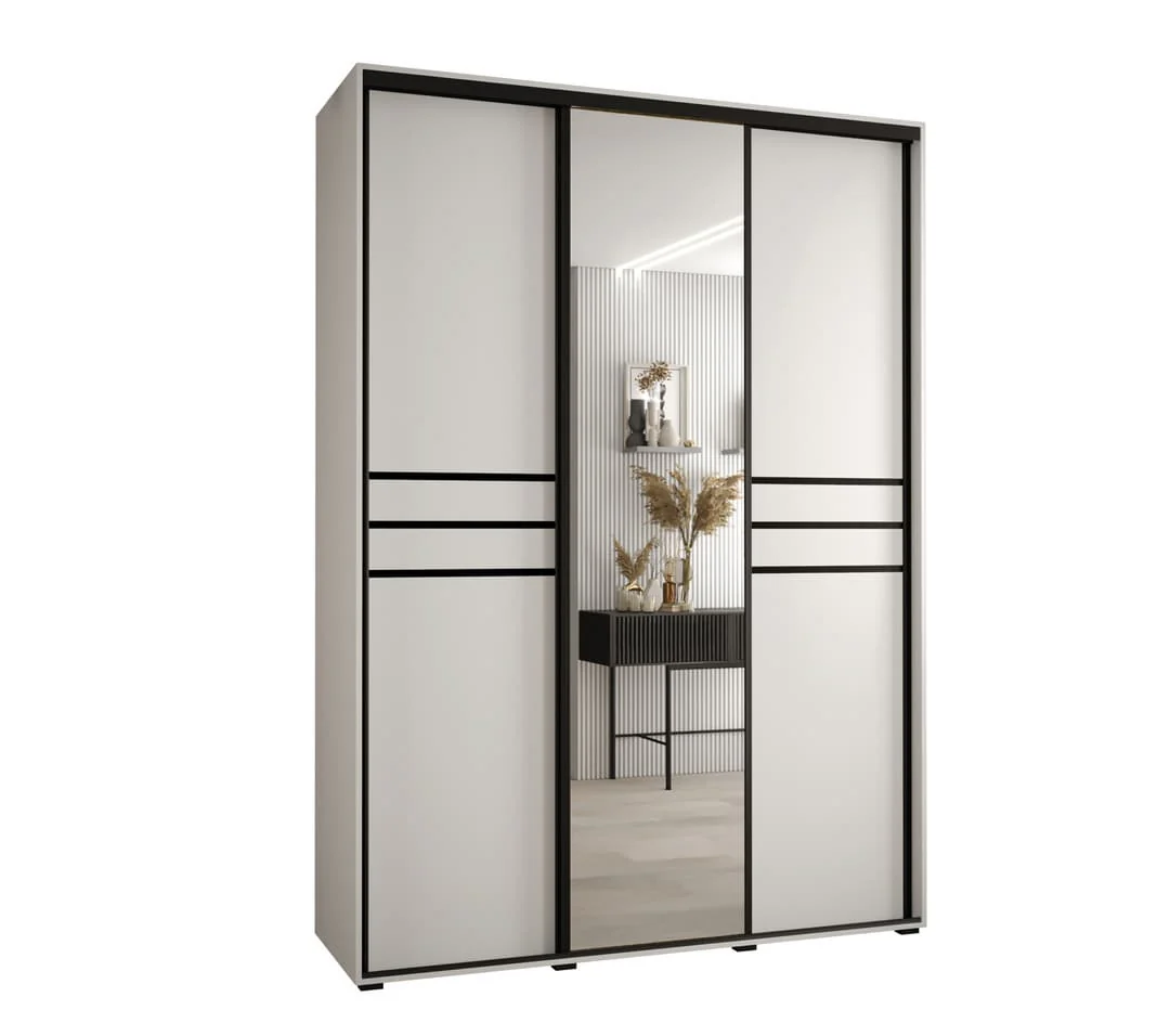 Cannes XI Sliding Door Wardrobe 170cm - Image 6