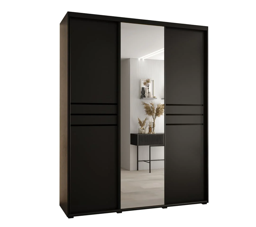 Cannes XI Sliding Door Wardrobe 200cm - Image 8