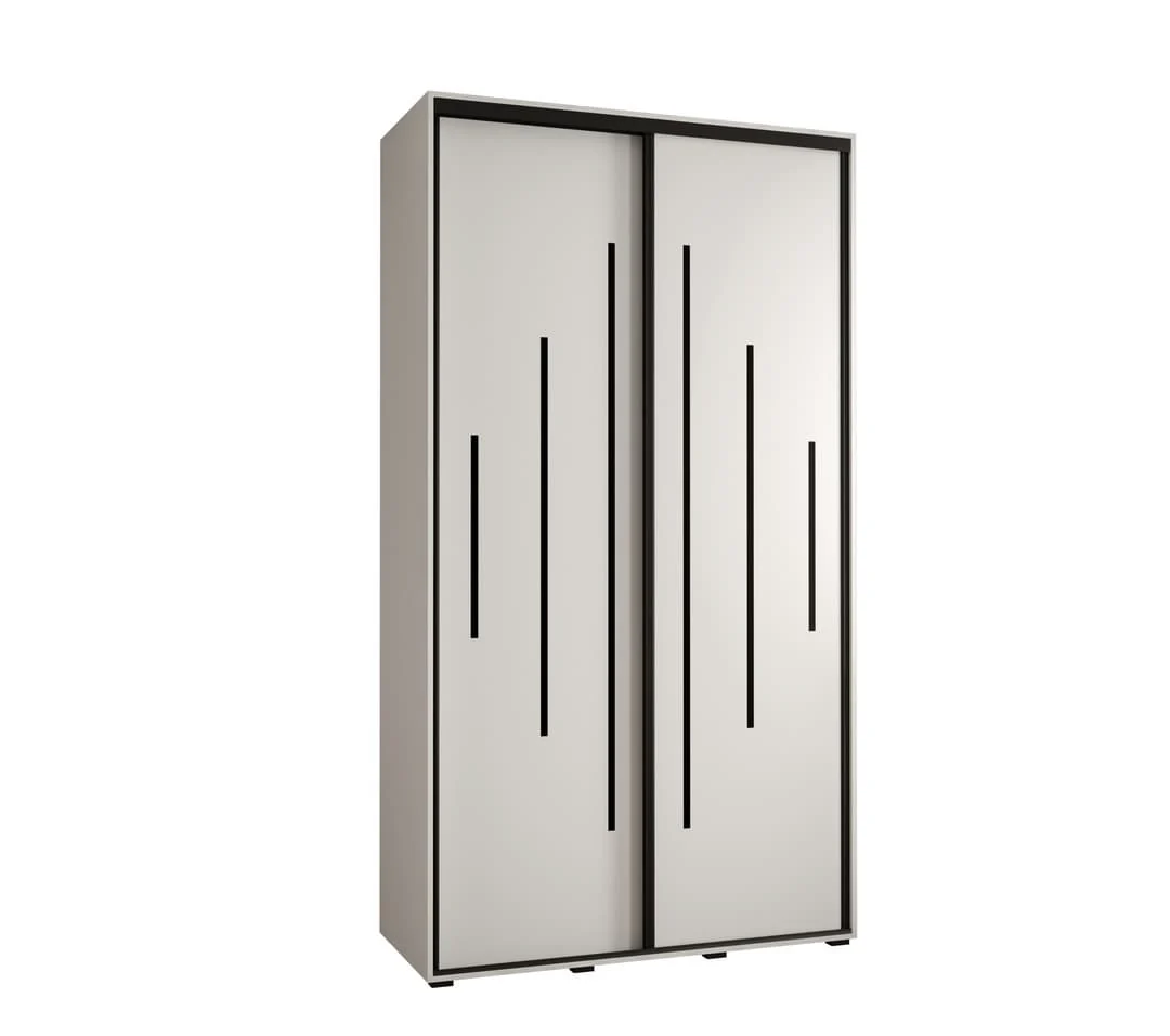 Cannes XII Sliding Door Wardrobe 130cm - Image 8