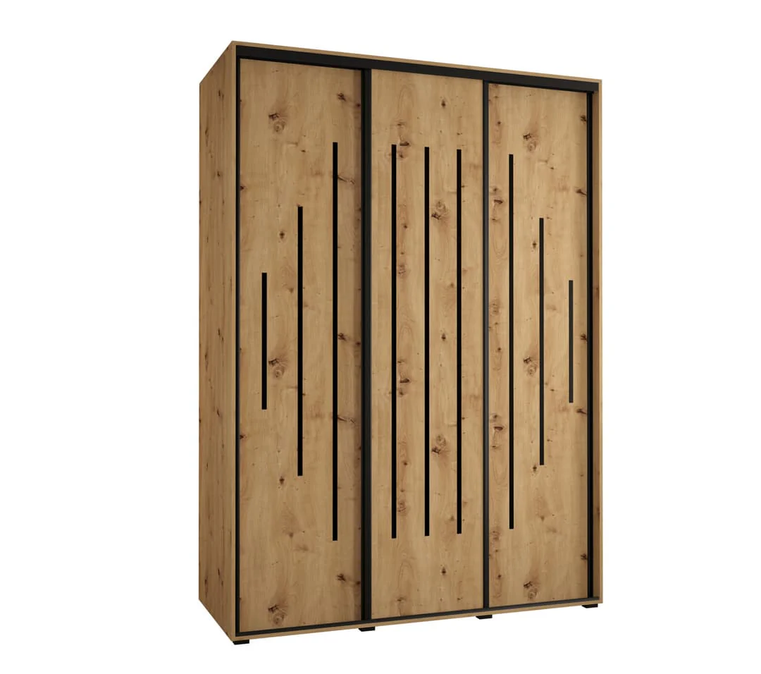 Cannes XII Sliding Door Wardrobe 180cm - Image 5