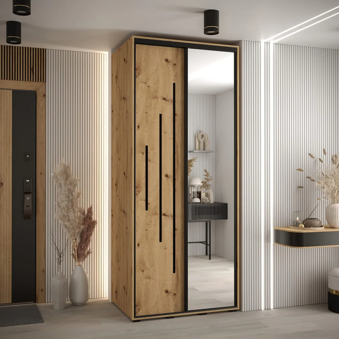 Cannes XIII Sliding Door Wardrobe 110cm