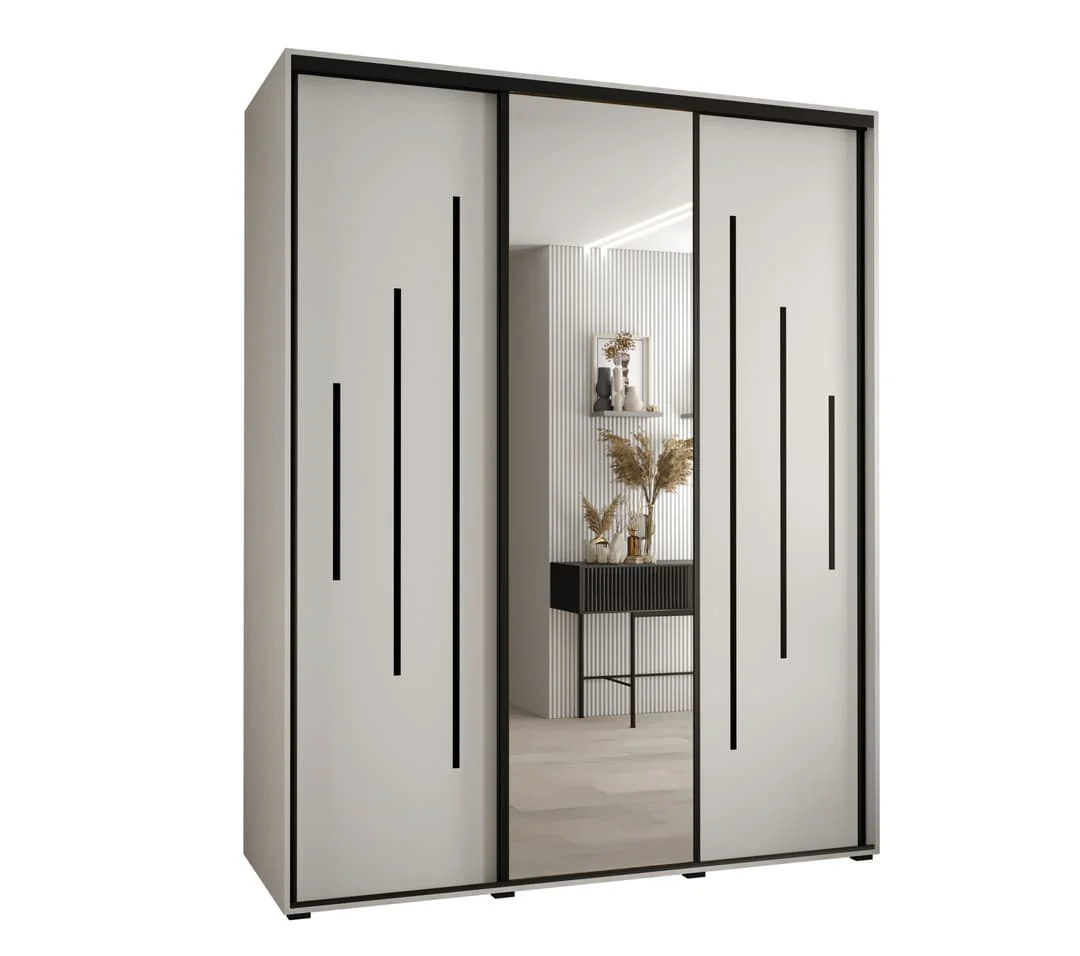 Cannes XIII Sliding Door Wardrobe 200cm - Image 5