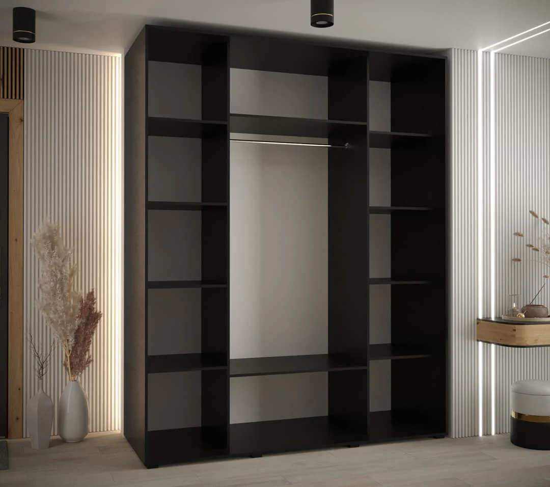 Cannes XIII Sliding Door Wardrobe 200cm - Image 9