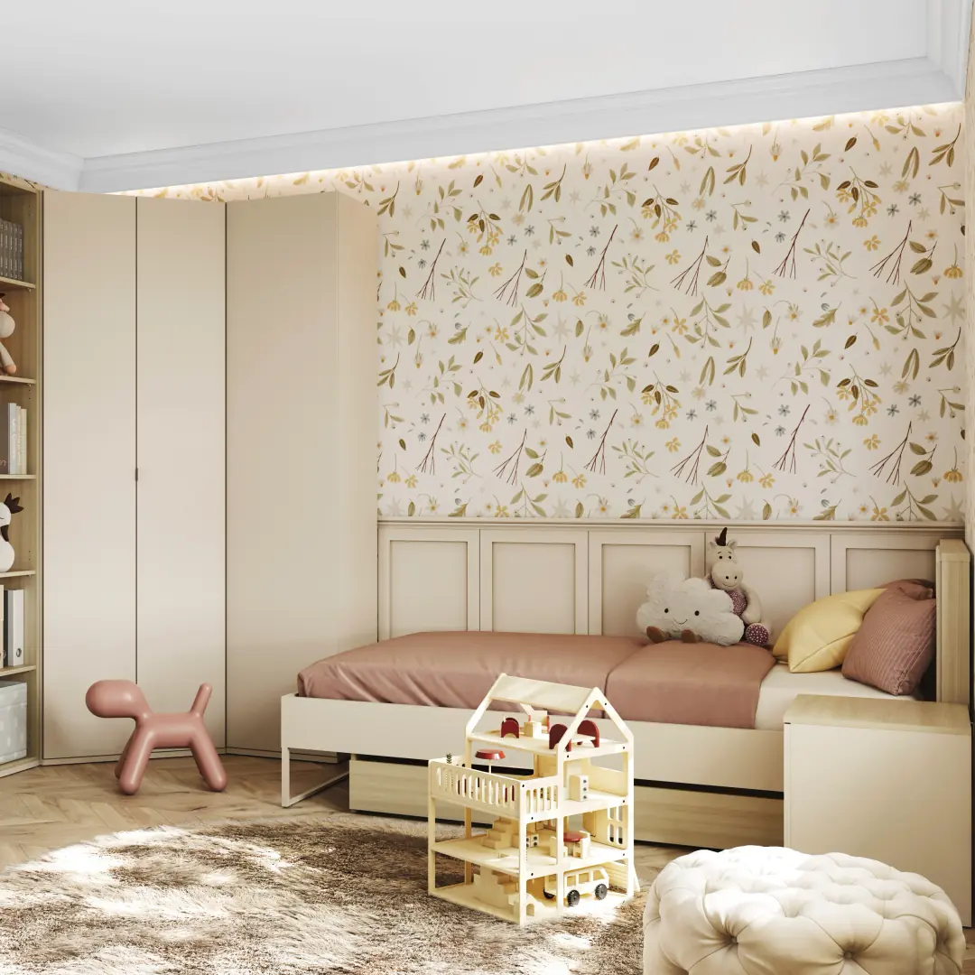Charlie CH-01 Corner Wardrobe 100cm - Image 9