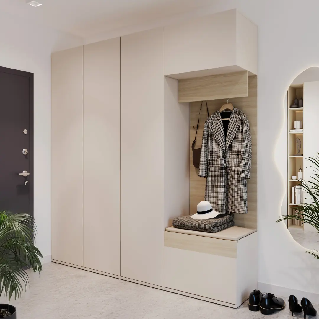 Charlie CH-04 Hinged Wardrobe 100cm - Image 10
