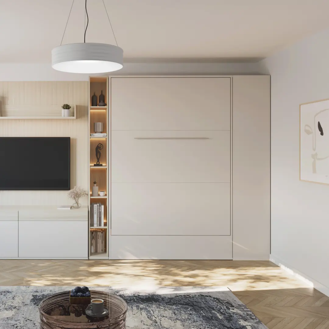 Charlie CH-07 Vertical Wall Bed Concept 140cm - Image 4