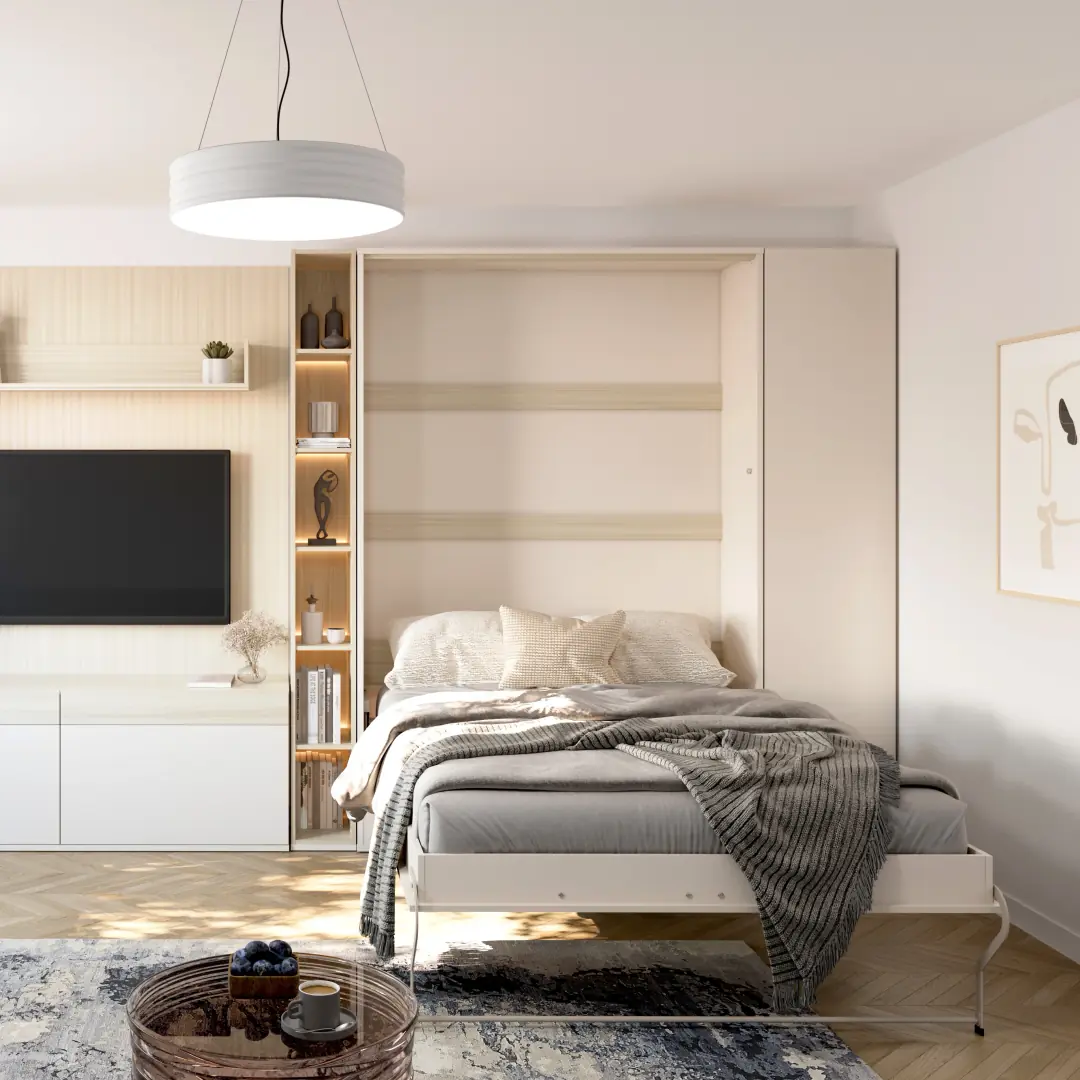 Charlie CH-07 Vertical Wall Bed Concept 140cm - Image 6
